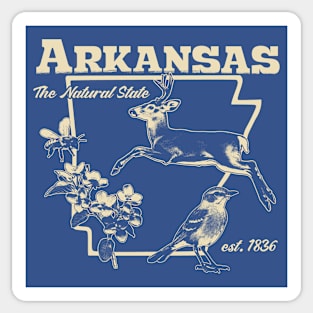 Arkansas Natural Quartet Sticker